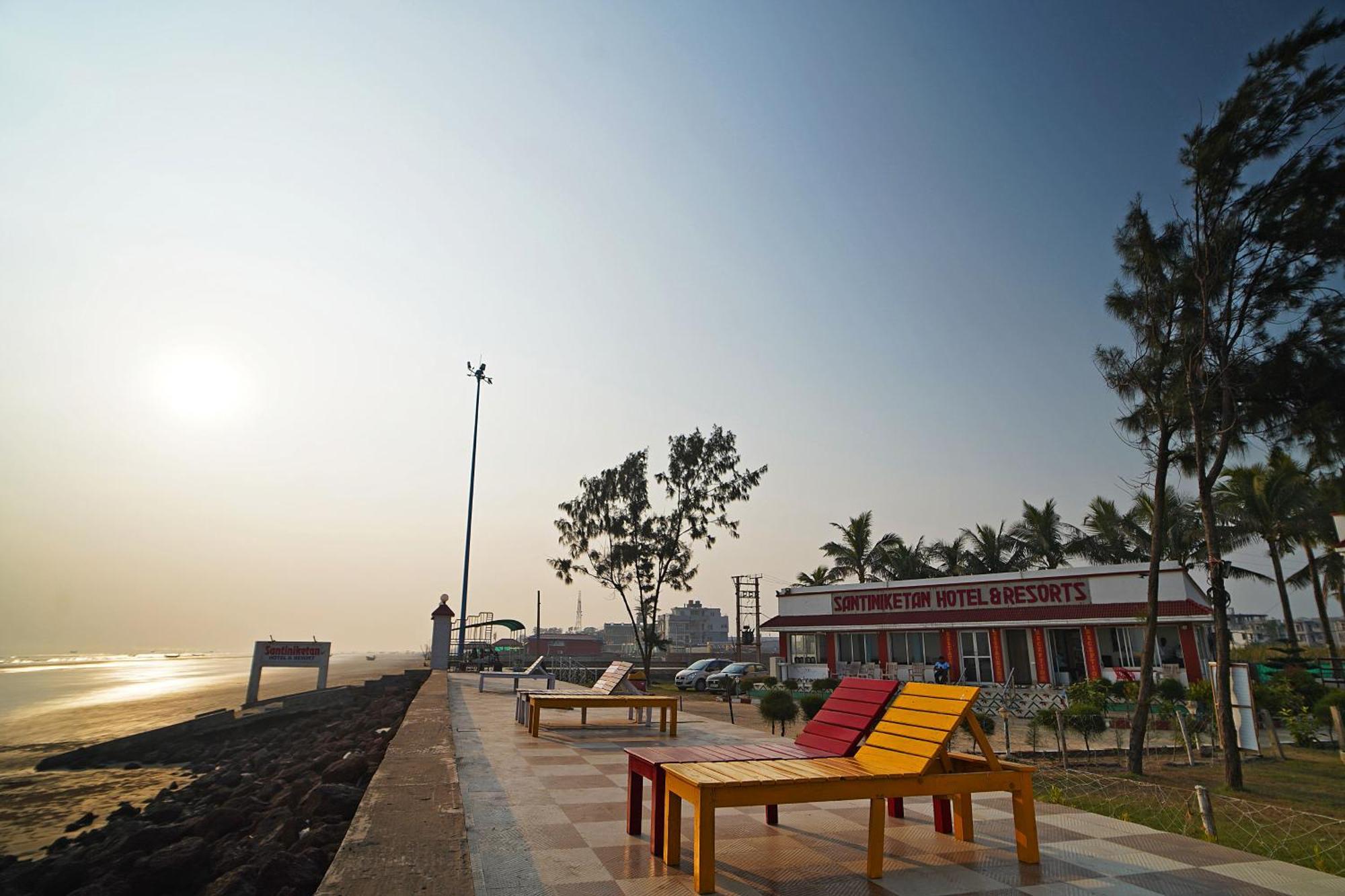 Santiniketan Hotel And Resort !! On Beach Family Resort !! มันดราโมนี ภายนอก รูปภาพ