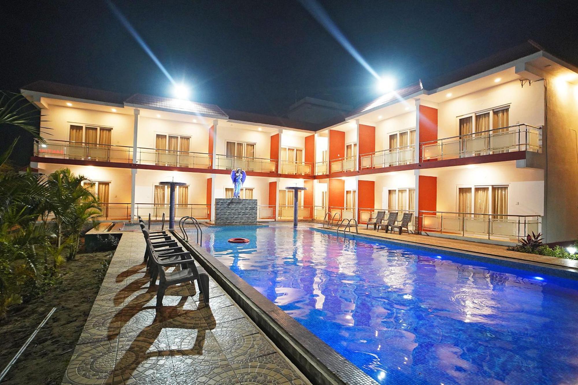 Santiniketan Hotel And Resort !! On Beach Family Resort !! มันดราโมนี ภายนอก รูปภาพ