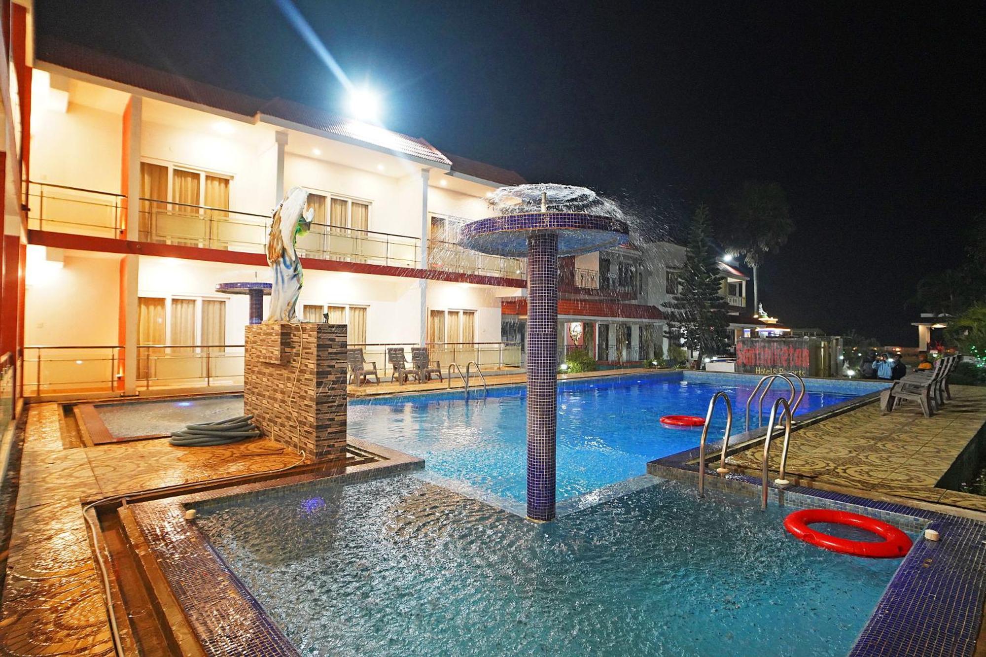 Santiniketan Hotel And Resort !! On Beach Family Resort !! มันดราโมนี ภายนอก รูปภาพ