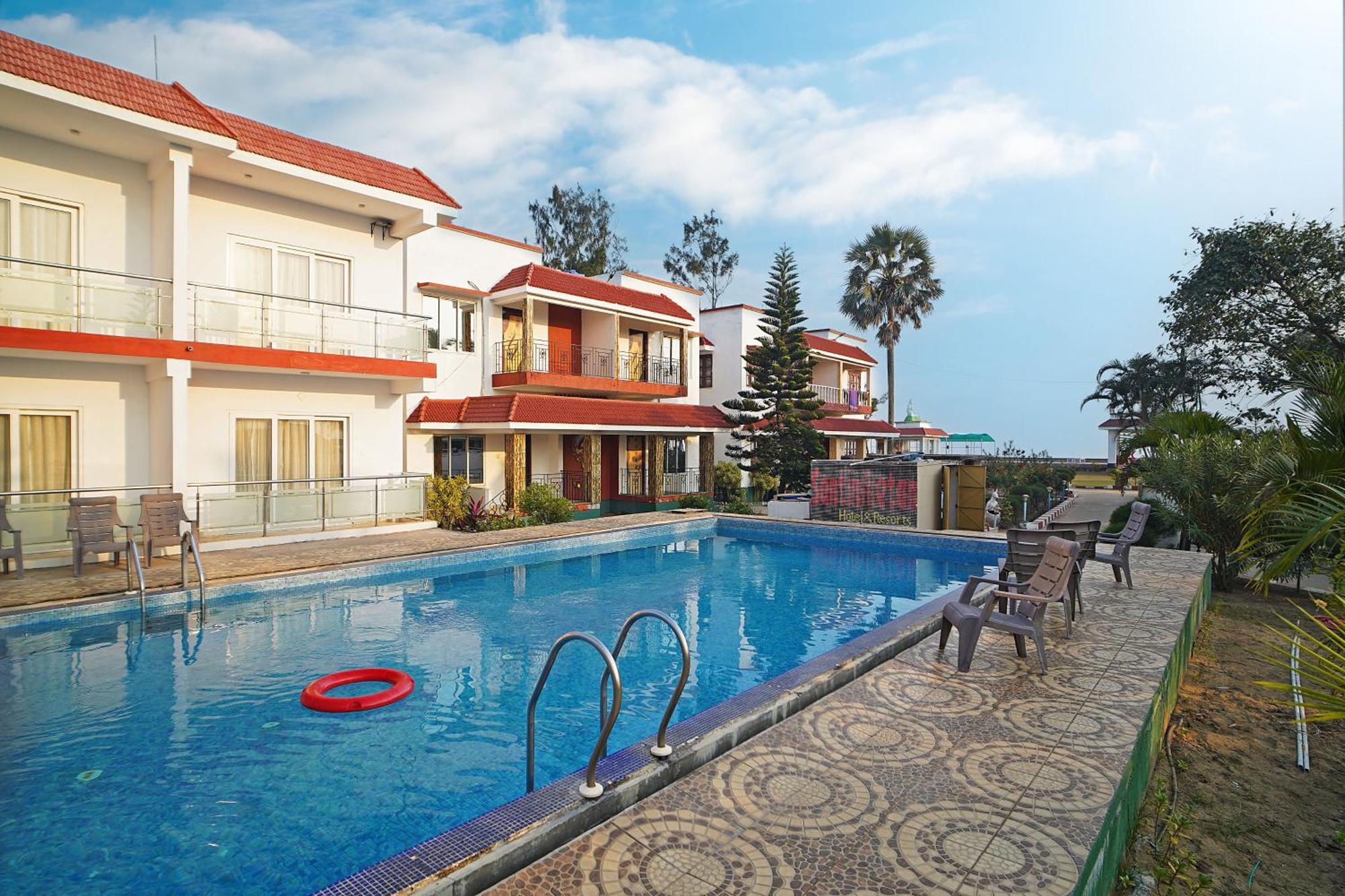 Santiniketan Hotel And Resort !! On Beach Family Resort !! มันดราโมนี ภายนอก รูปภาพ
