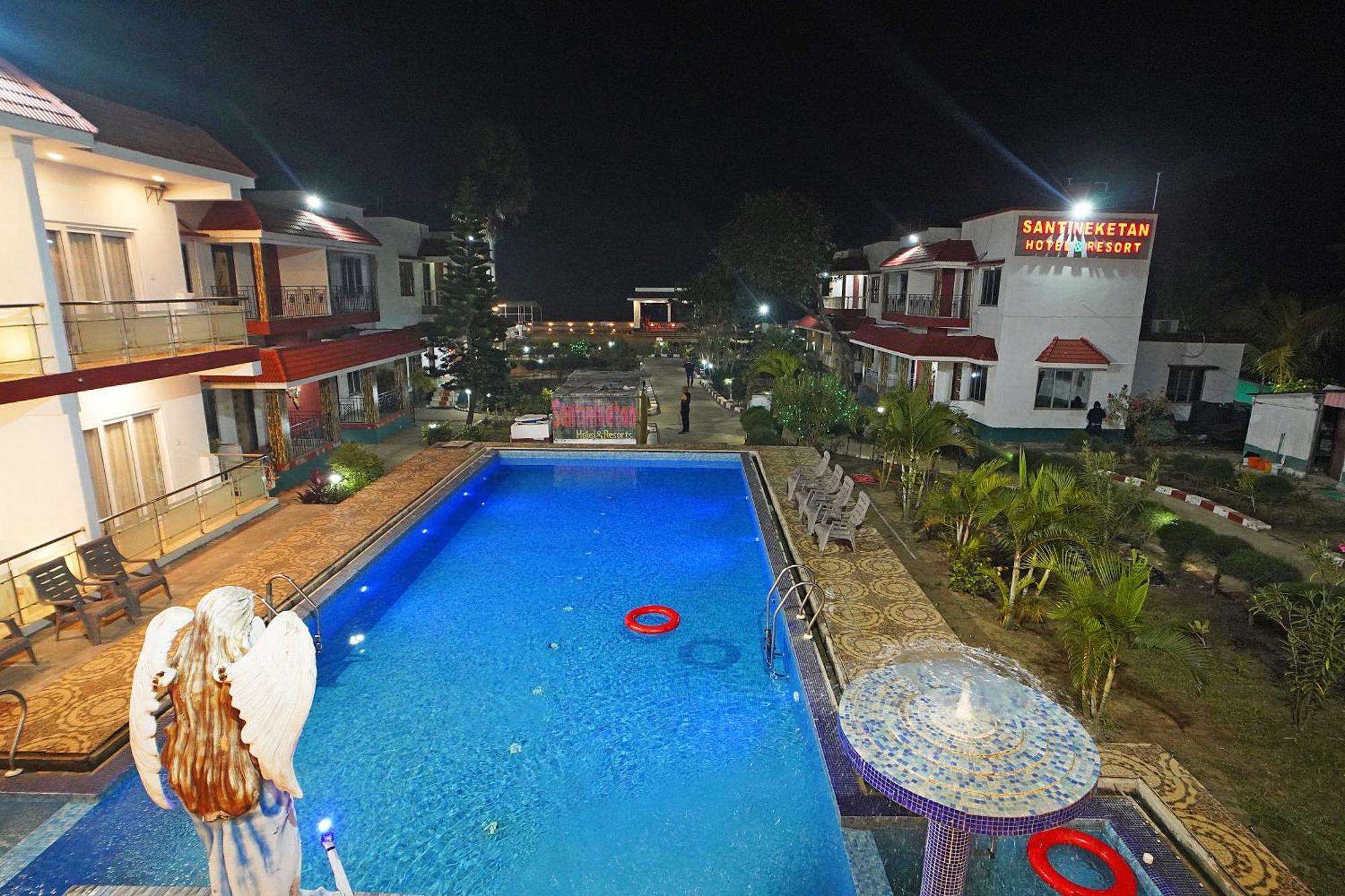 Santiniketan Hotel And Resort !! On Beach Family Resort !! มันดราโมนี ภายนอก รูปภาพ